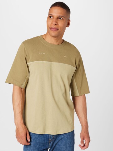 G-Star RAW Shirt in Groen: voorkant