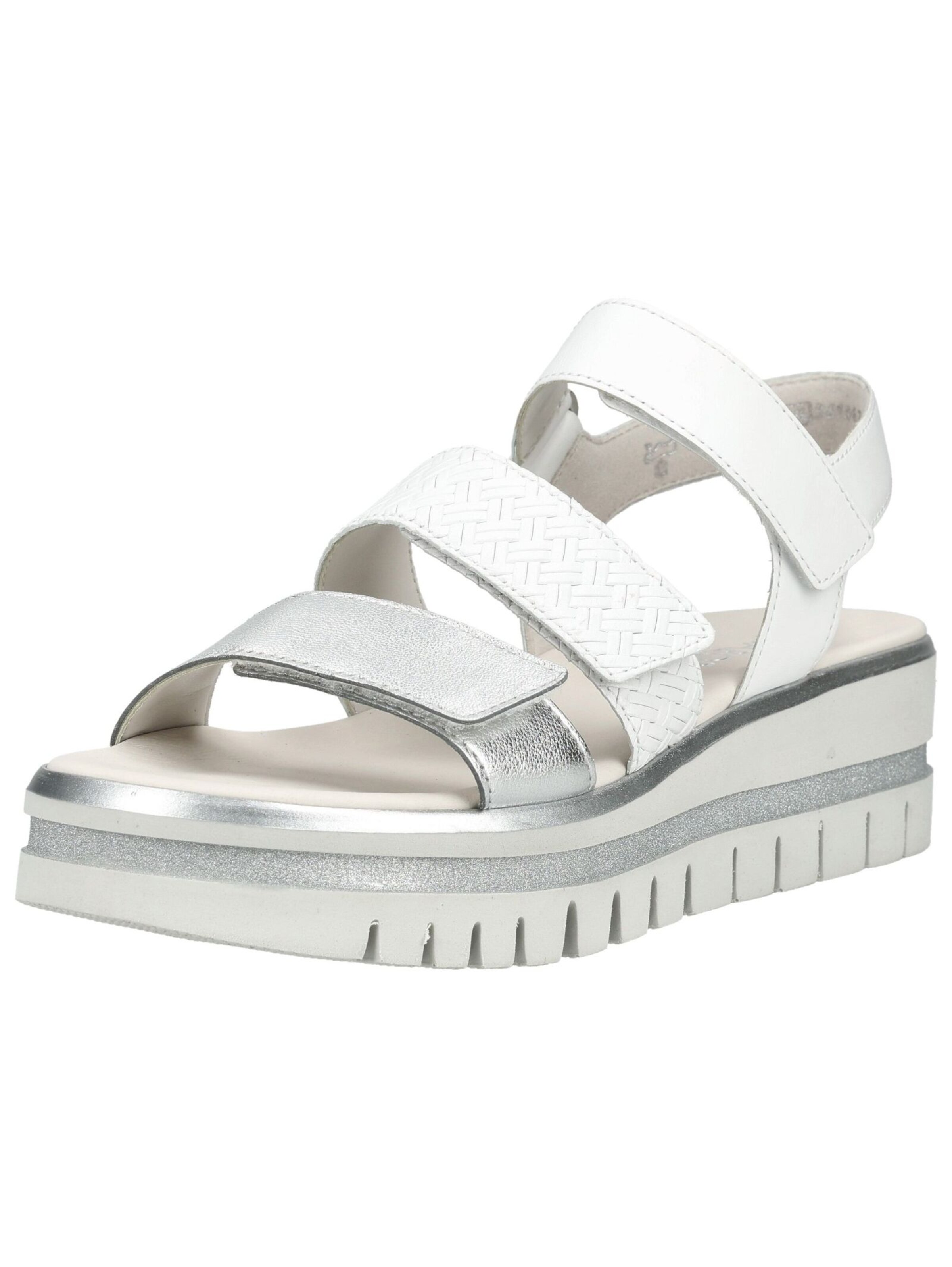 GABOR Sandaal in de kleur Zilver / Wit, Productweergave