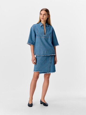 Jupe 'MELIA' OBJECT en bleu