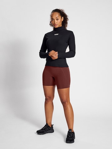 Skinny Pantalon de sport 'TIF' Hummel en marron