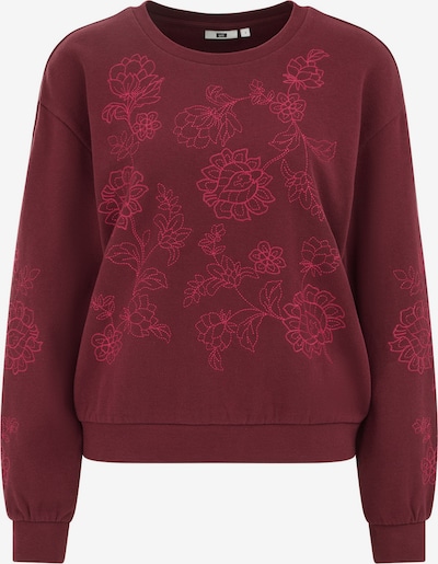 WE Fashion Collegepaita värissä punainen / burgundin punainen, Tuotenäkymä