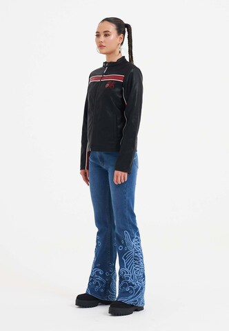 Veste mi-saison 'Brave Hearts Stay True' Ed Hardy en noir