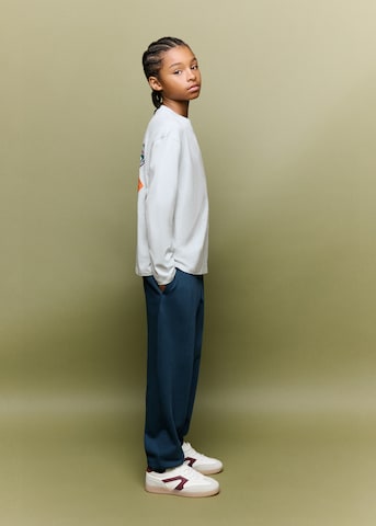 MANGO KIDS Tapered Housut värissä sininen