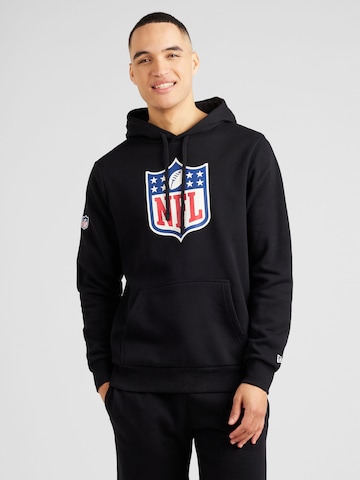 NEW ERA Sweatshirt 'NFL' in Black: front