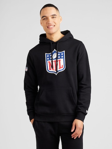 NEW ERA Sweatshirt 'NFL' in Schwarz: predná strana