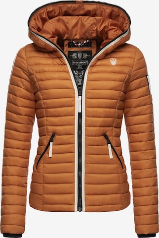 NAVAHOO Between-season jacket 'Kimuk' in Brown: front