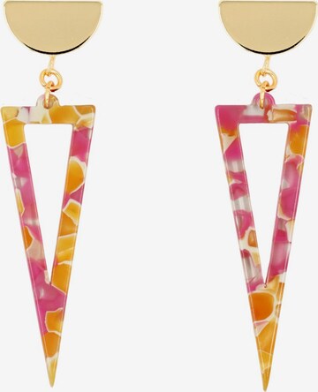 Fräulein Wunder Earrings in Pink: front