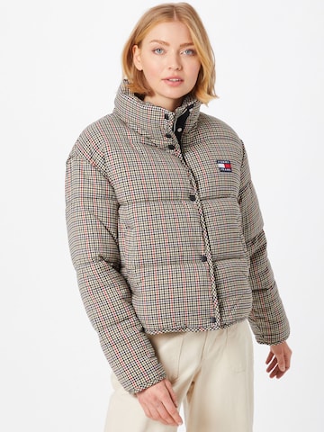 Tommy Jeans Winter Jacket in Beige: front