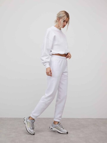 Effilé Pantalon 'Ruby' LeGer by Lena Gercke en blanc : devant