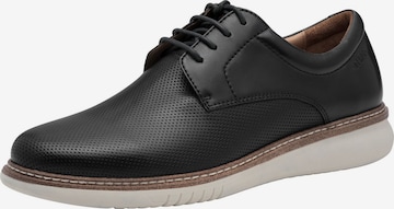 Chaussure à lacets Tamaris en noir : devant