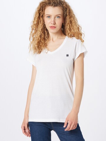 G-Star RAW - Camisa 'Eyben' em branco: frente