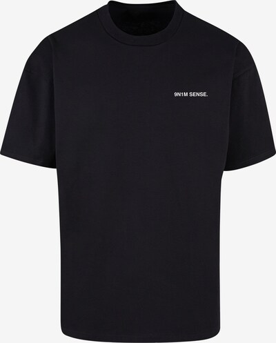 9N1M SENSE T-Shirt 'SENSE ARRIVED' en jaune / noir / blanc, Vue avec produit