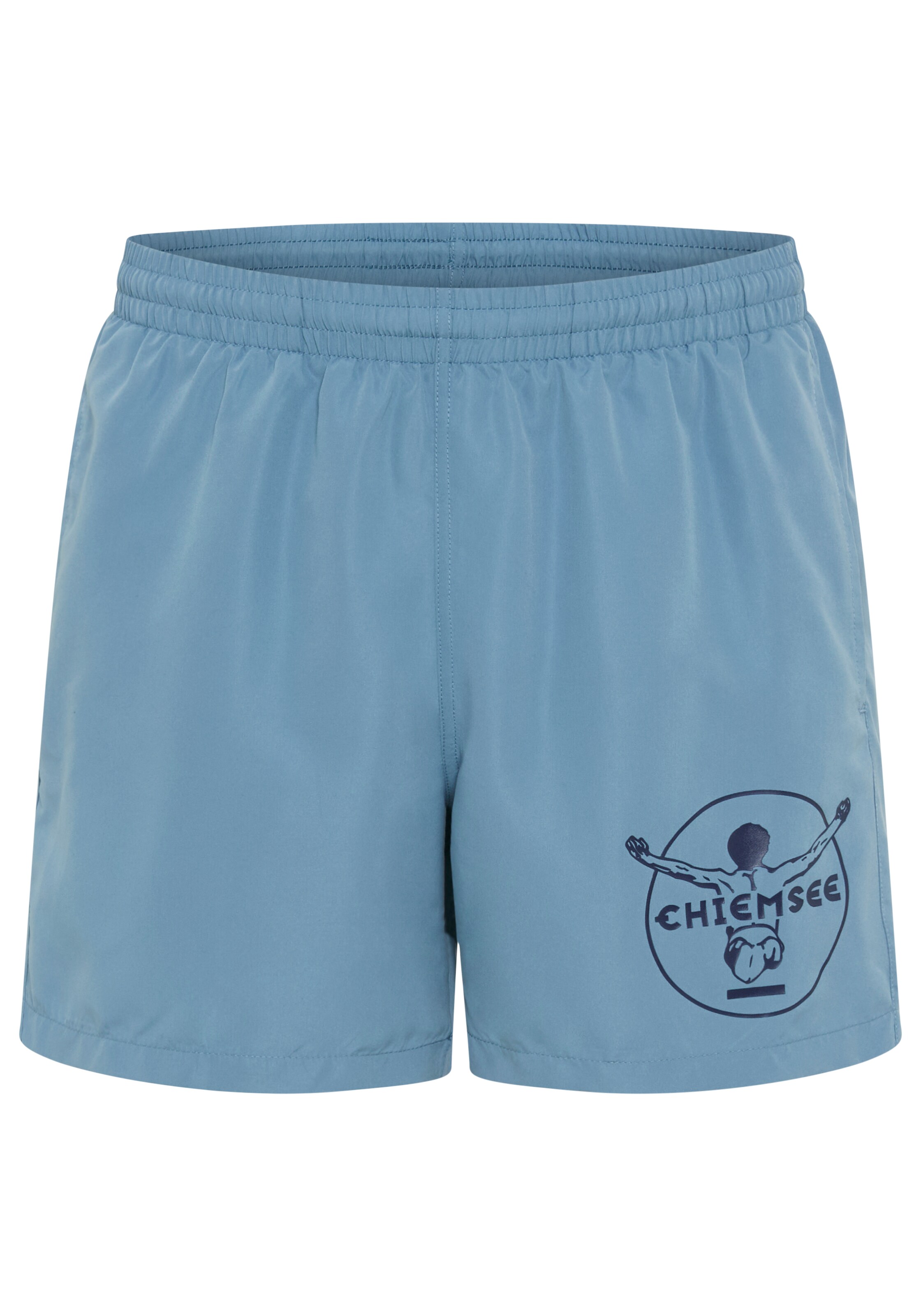 CHIEMSEE Badeshorts in navy / hellblau, Produktansicht