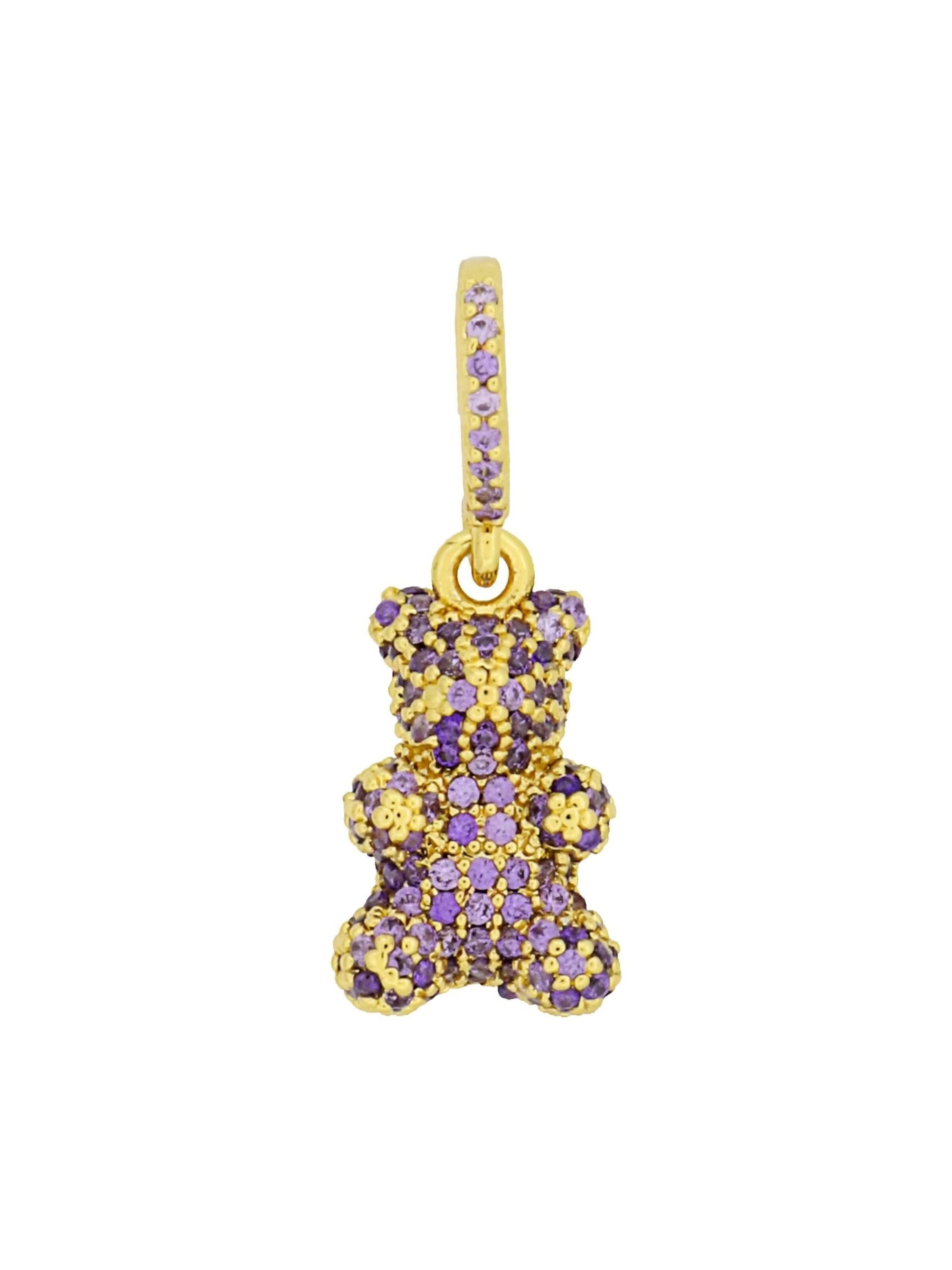 Fashionbox Anhänger in Lila: Vorderseite