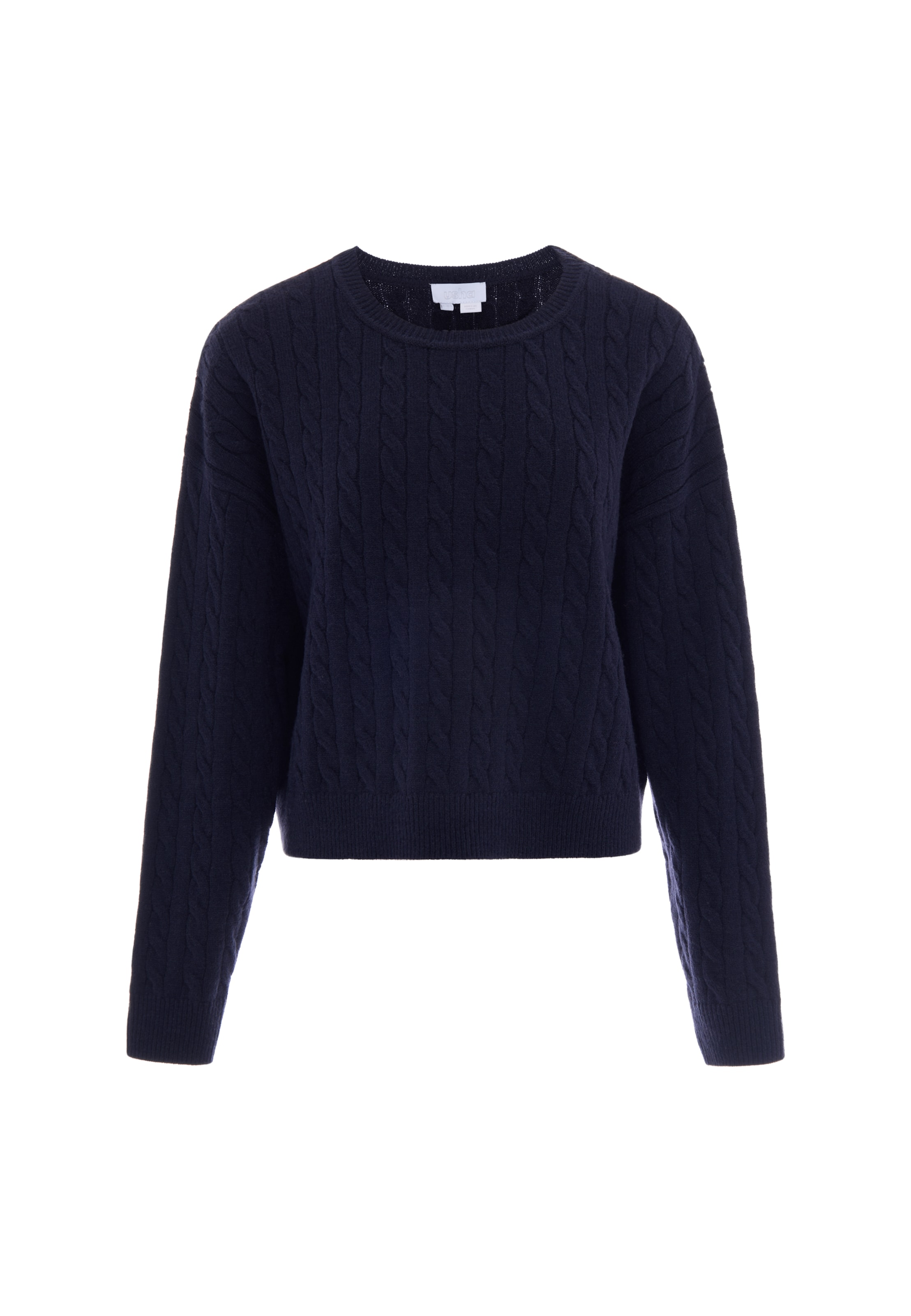usha WHITE LABEL - Pullover 'Minimalistic' em azul: frente