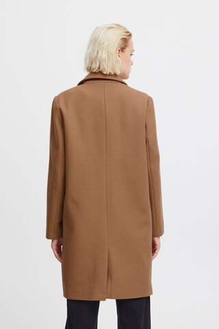 ICHI Between-Seasons Coat 'JANNET' in Brown