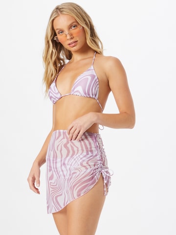 Nasty Gal - Bikini 'Saron' en lila: frente