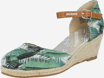 Sandale de la Dockers by Gerli pe verde: față