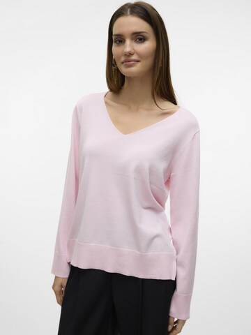 VERO MODA Trui 'VMSilje' in Roze