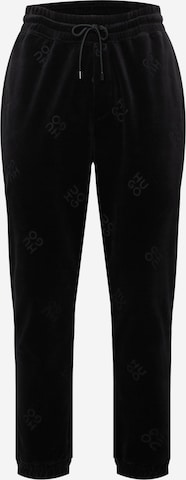 HUGO Red - Tapered Pantalón 'Daboon' en negro: frente