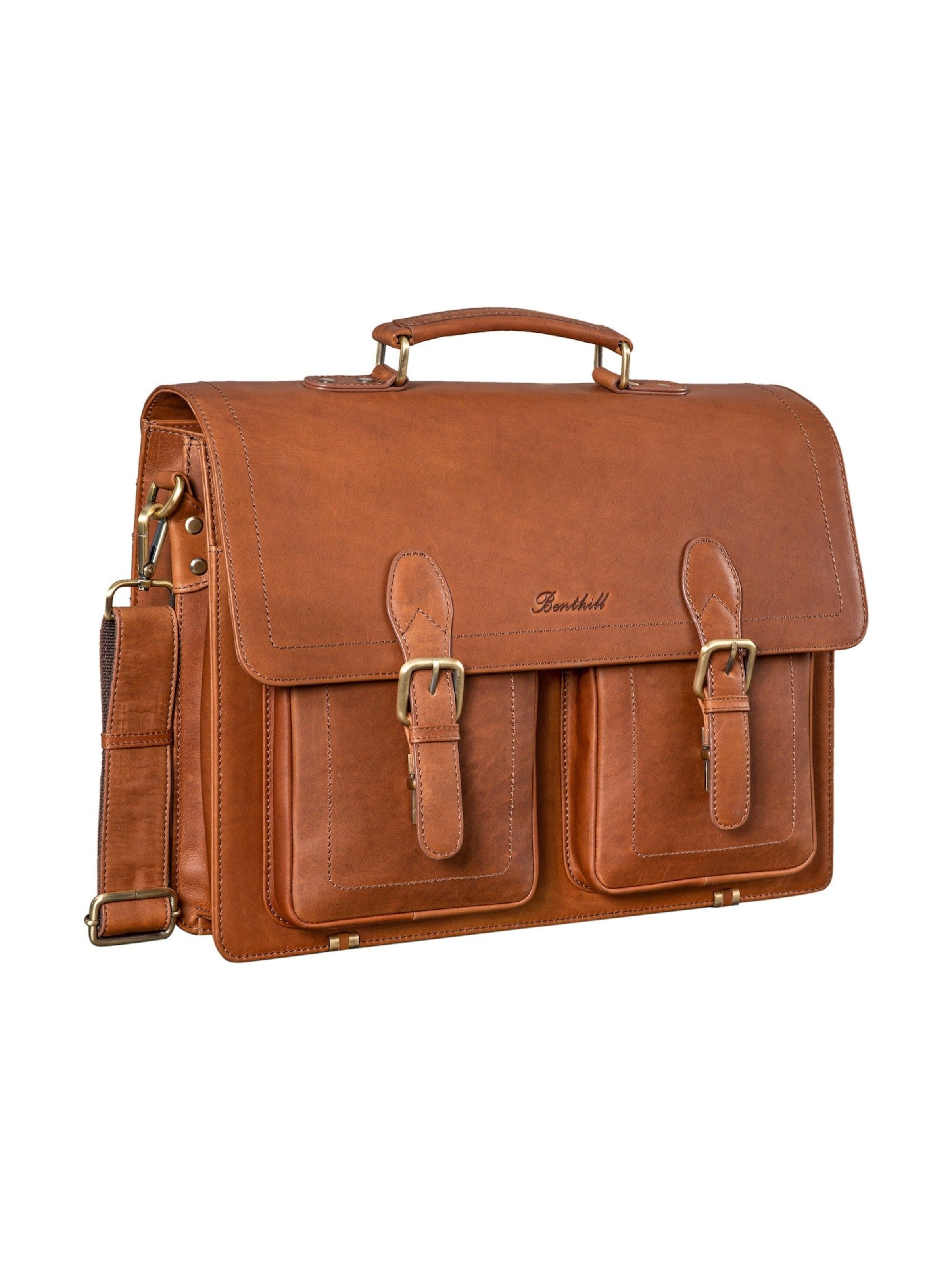 Benthill Briefcase in Brown