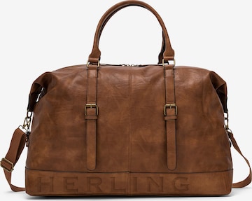 Herling Reisetasche 'Pascal' in Braun: Vorderseite