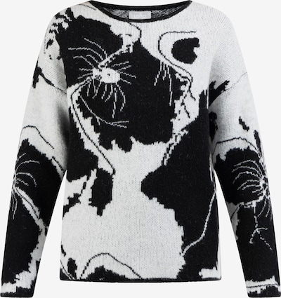 Usha Пуловер 'Sivene' в черно / бяло, Преглед на продукта