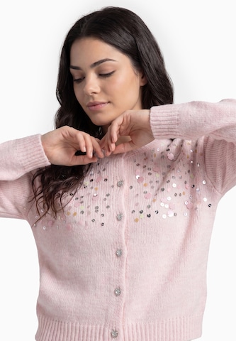 MYMO - Casaco de malha 'Young Fashion' em branco