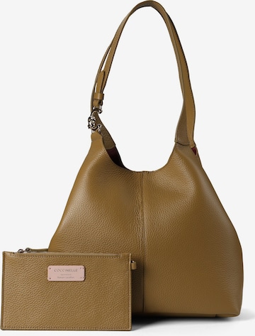 Coccinelle Schoudertas 'Easy' in Groen: voorkant