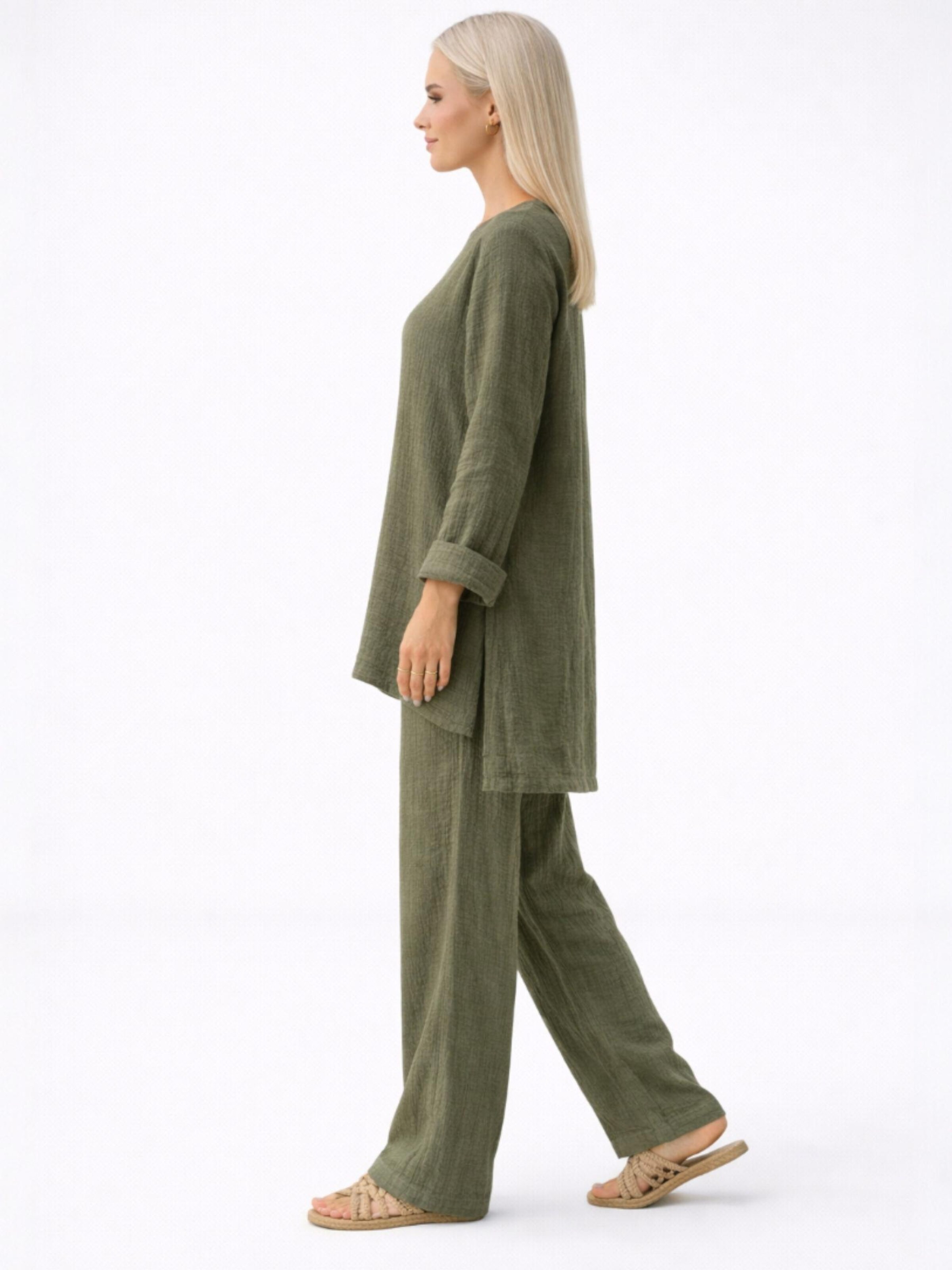 WENOR Loungewear 'Ayda Modest' in Green