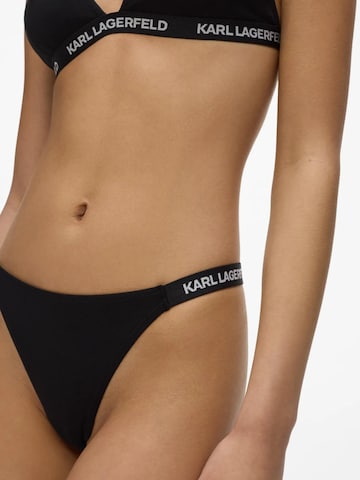 Karl Lagerfeld String bugyik - fekete