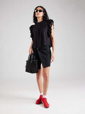 Gina Tricot Μπλούζα σε μαύρο