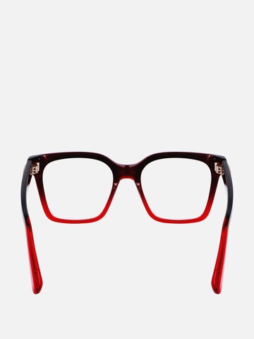 FERRAGAMO Sunglasses 'Ferragamo SF3009 Gradient transparent dark red 52/18/145 WOMAN Eyewear Frame' in Red