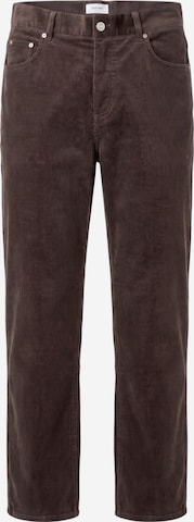 Regular Pantalon 'Andre' DAN FOX APPAREL en marron : devant