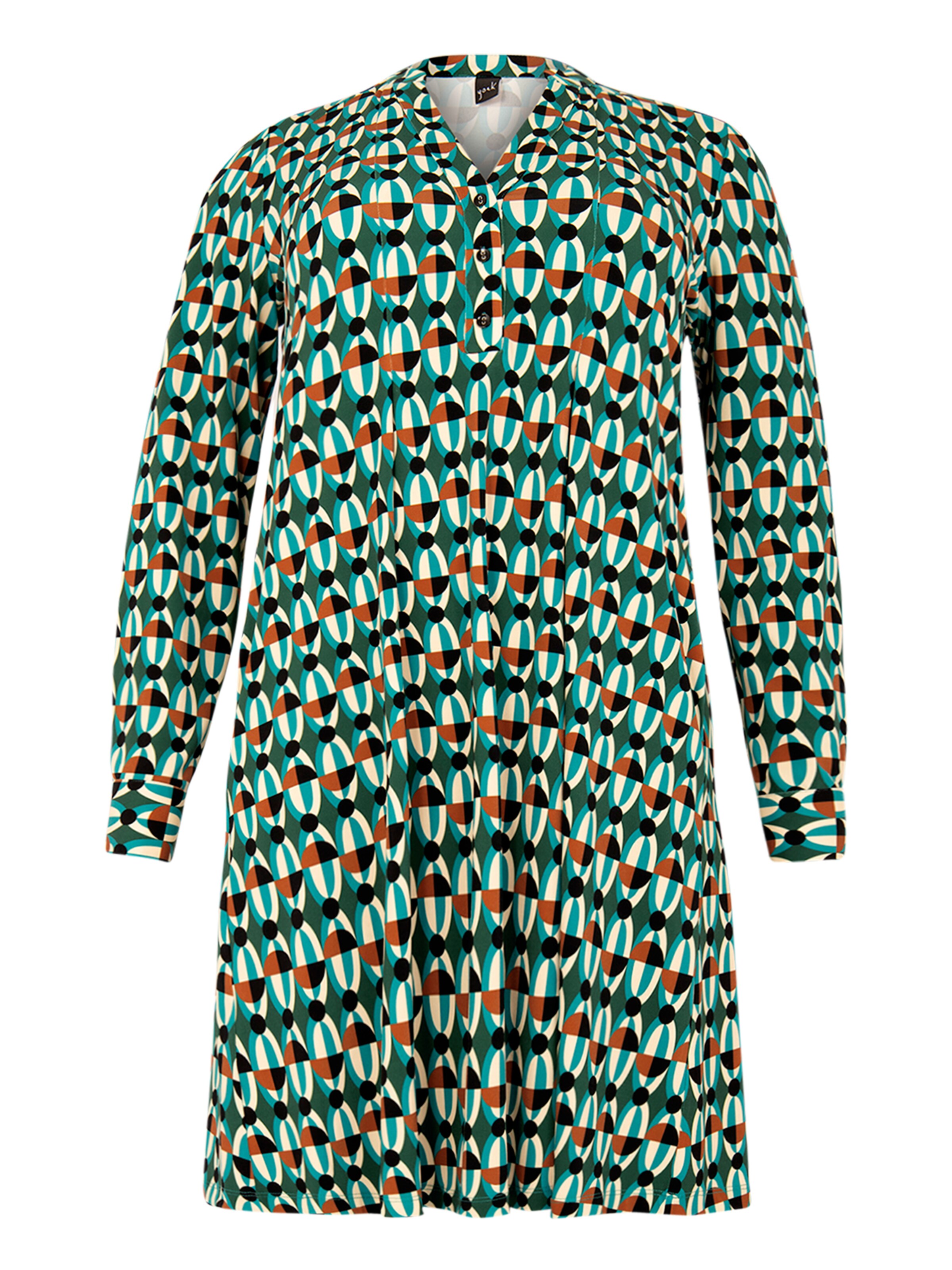 YOEK Dress in Green: front