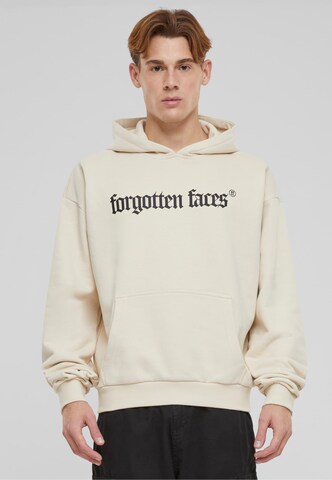 Sweat-shirt 'Guardian' Forgotten Faces en beige : devant