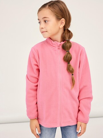 NAME IT Fleece jas 'Spektra' in Roze