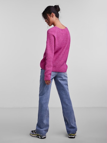 PIECES Sweter 'Ellen' w kolorze różowy