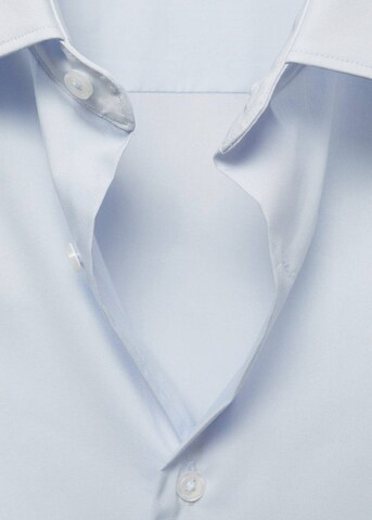 MANGO MAN Regular fit Button Up Shirt 'Play' in Blue