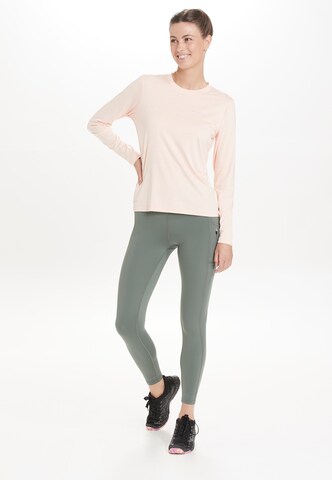 ENDURANCE Skinny Workout Pants 'THADEA' in Green