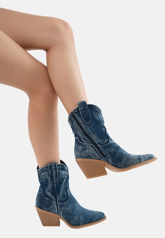 Elara Støvletter i blå