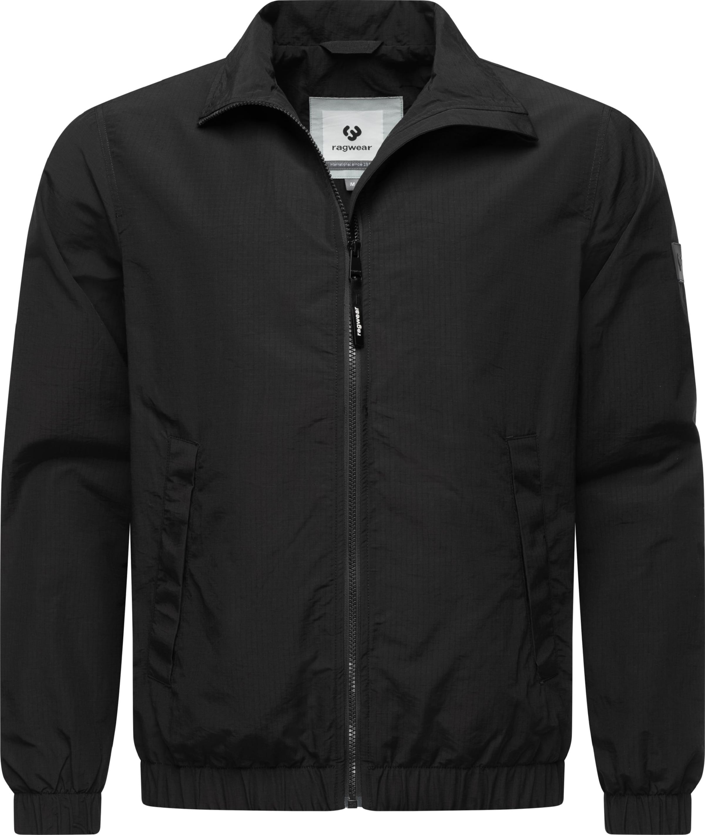 Ragwear Φθινοπωρινό και ανοιξιάτικο μπουφάν 'Holdeon' σε μαύρο: μπροστά