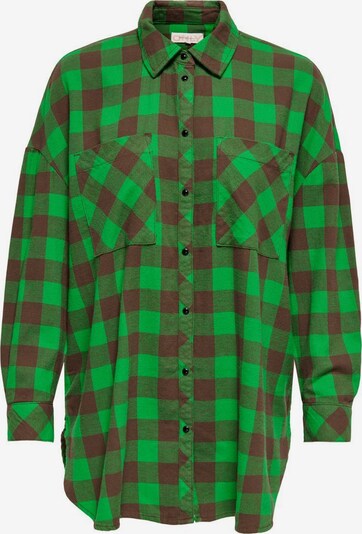 ONLY Shirt in braun / grün, Produktansicht