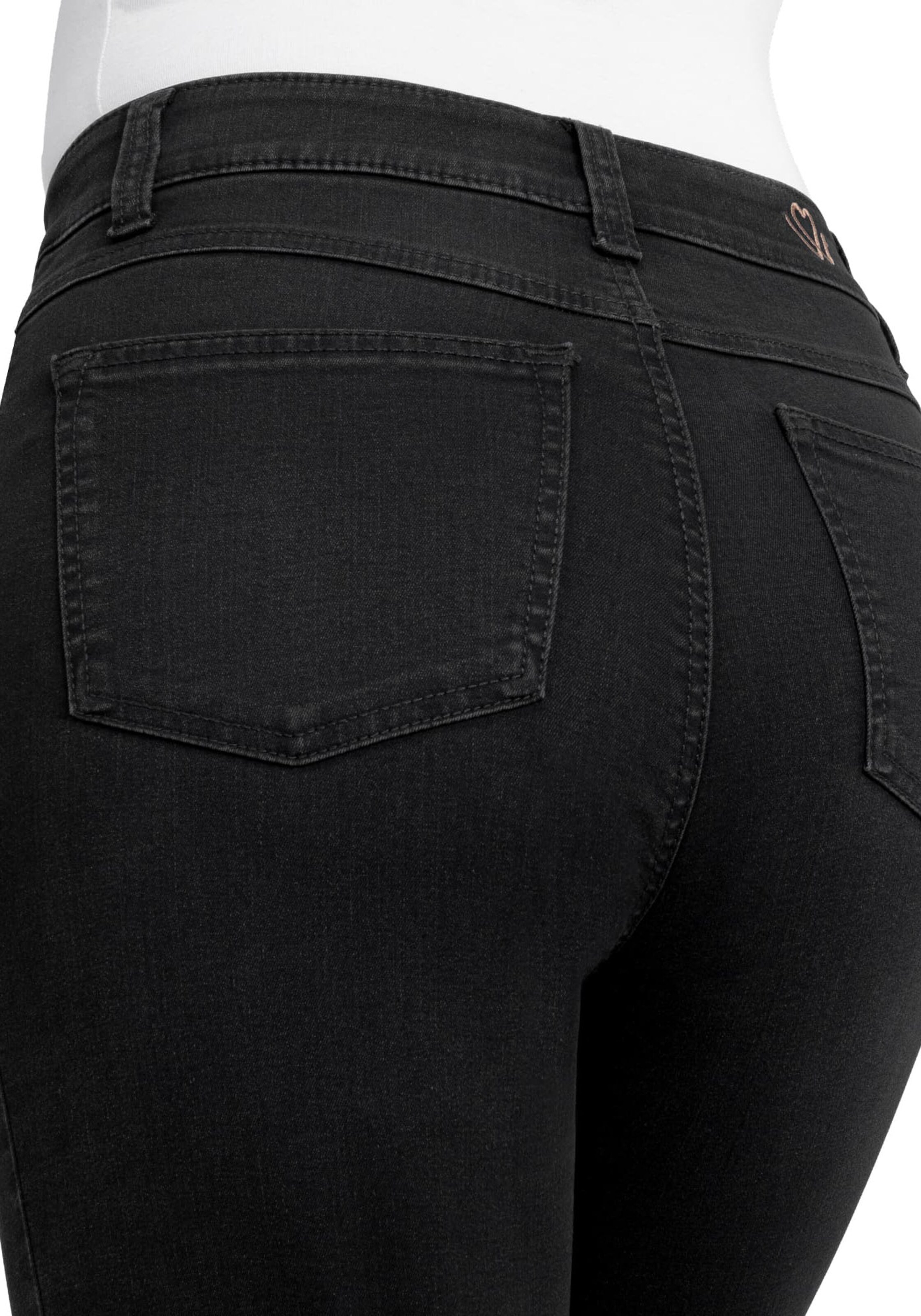 wonderjeans Flared Jeans in Black