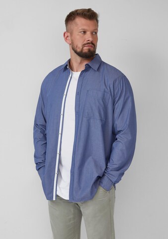 Coupe regular Chemise s.Oliver Men Tall Sizes en bleu : devant
