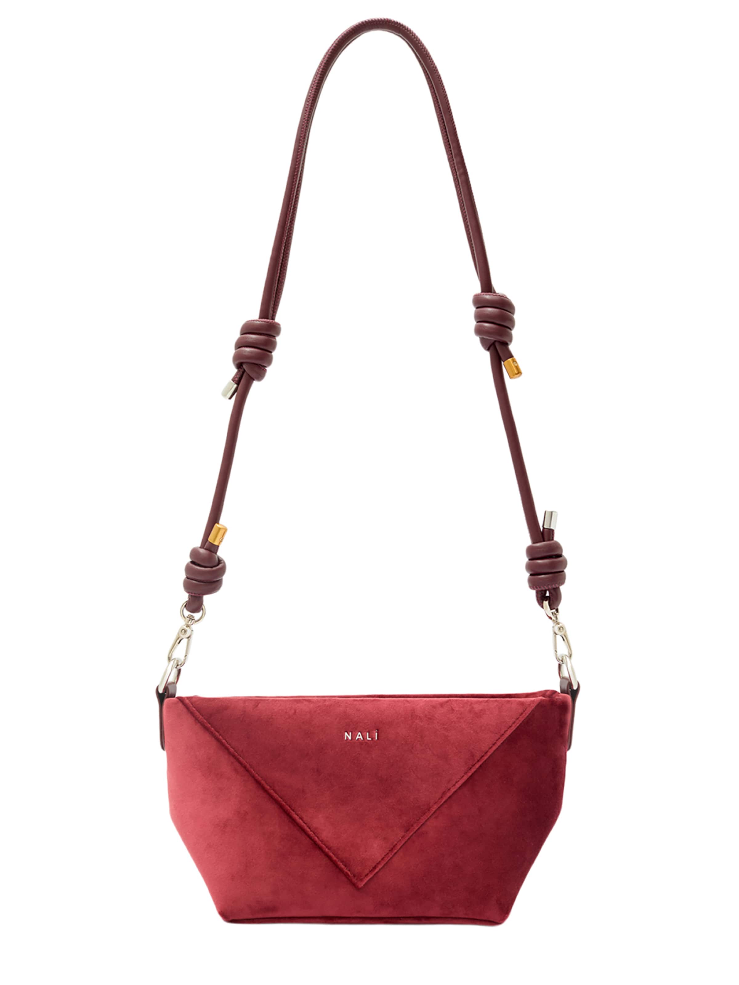 Borsa a spalla di NALì in rosso: frontale