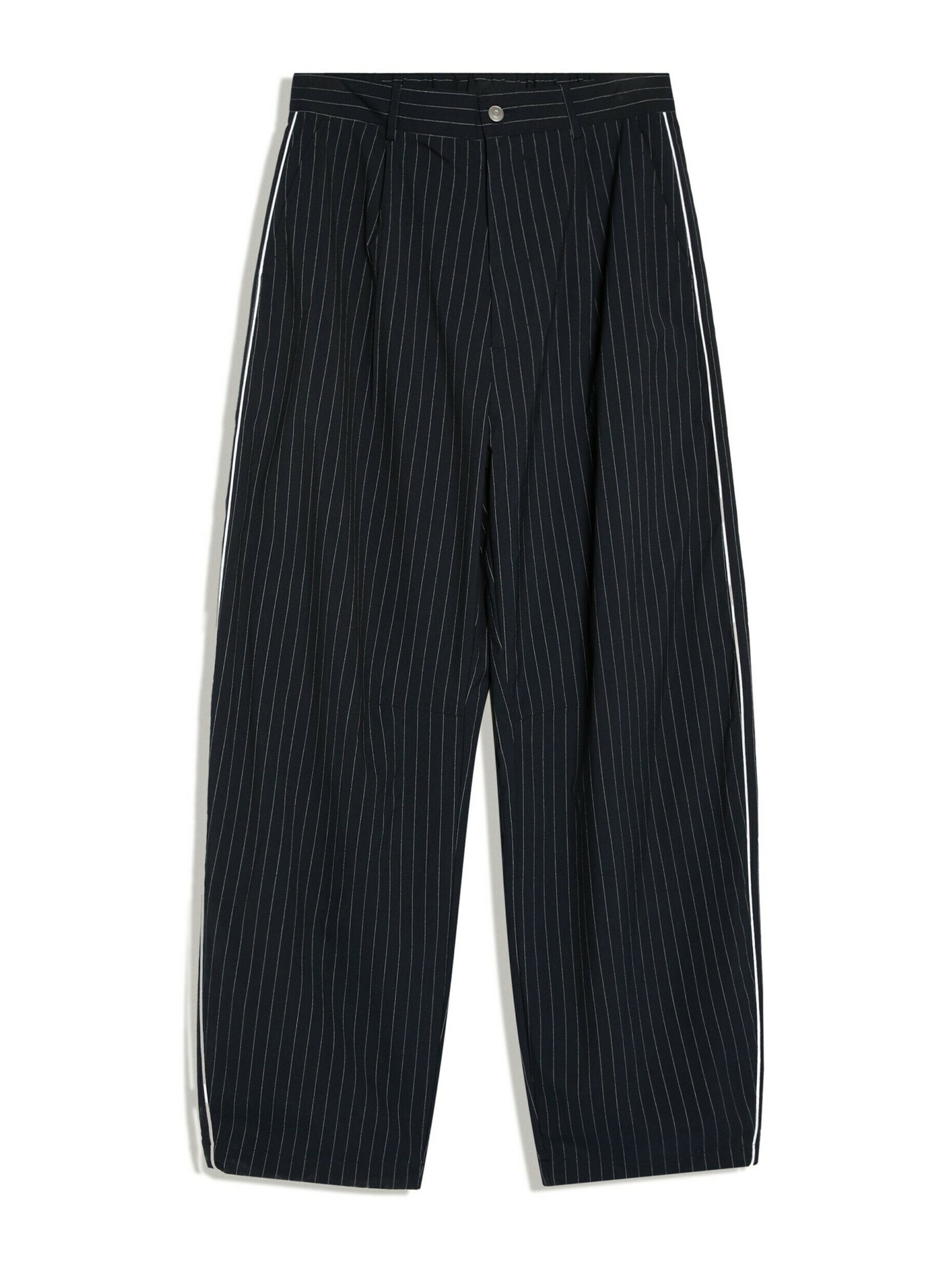 Bershka Hose in 44 in marine / weiß, Produktansicht