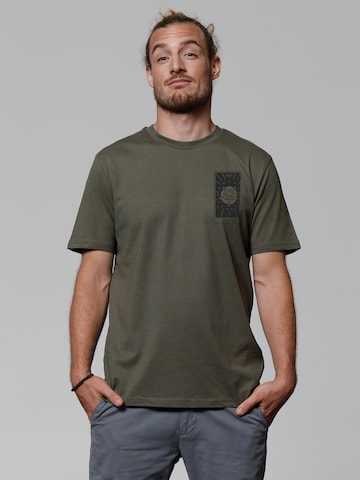 Watapparel Shirt 'Tarot Death' in Green: front