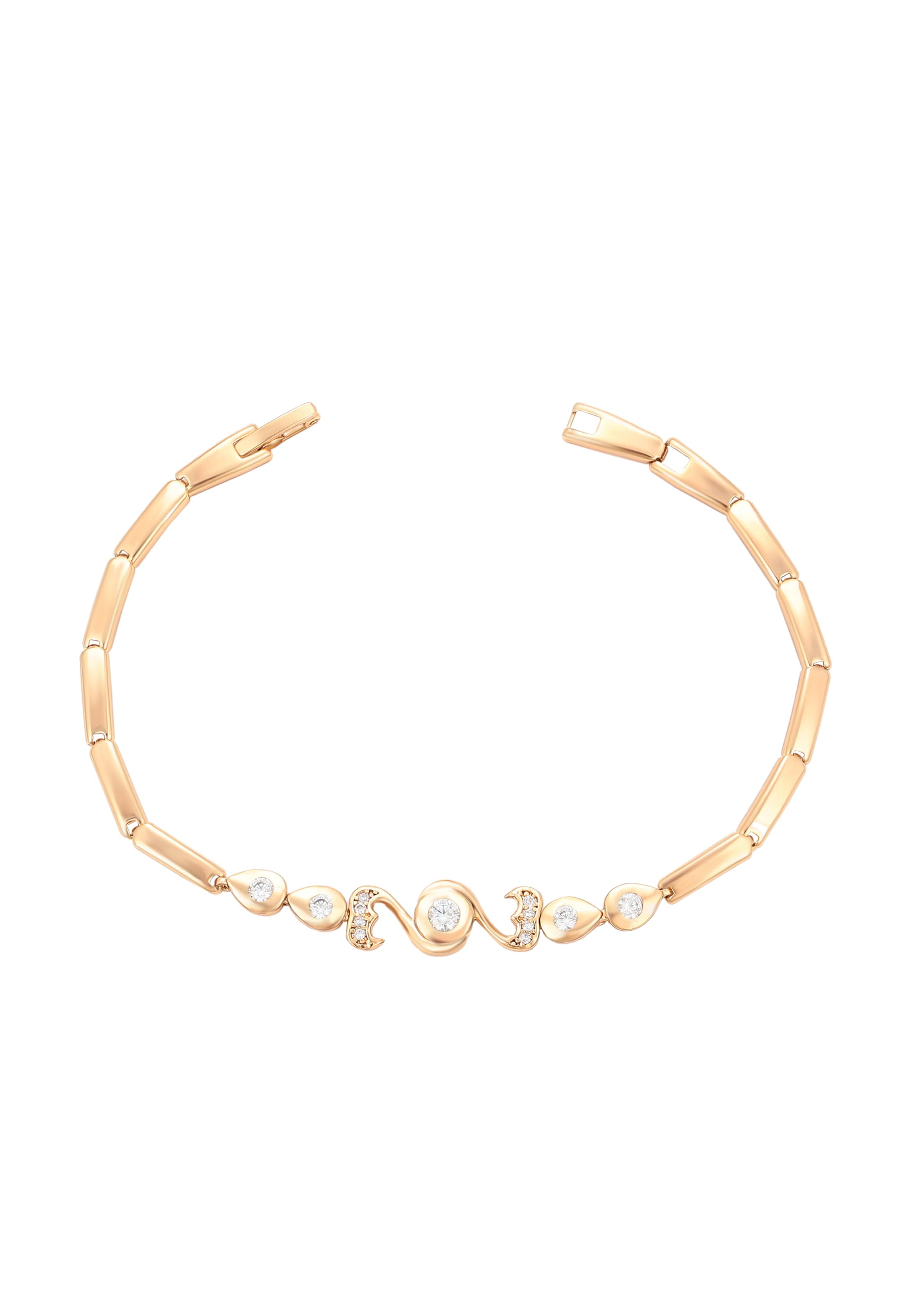 Gaya Bracelet en or rose, Vue avec produit