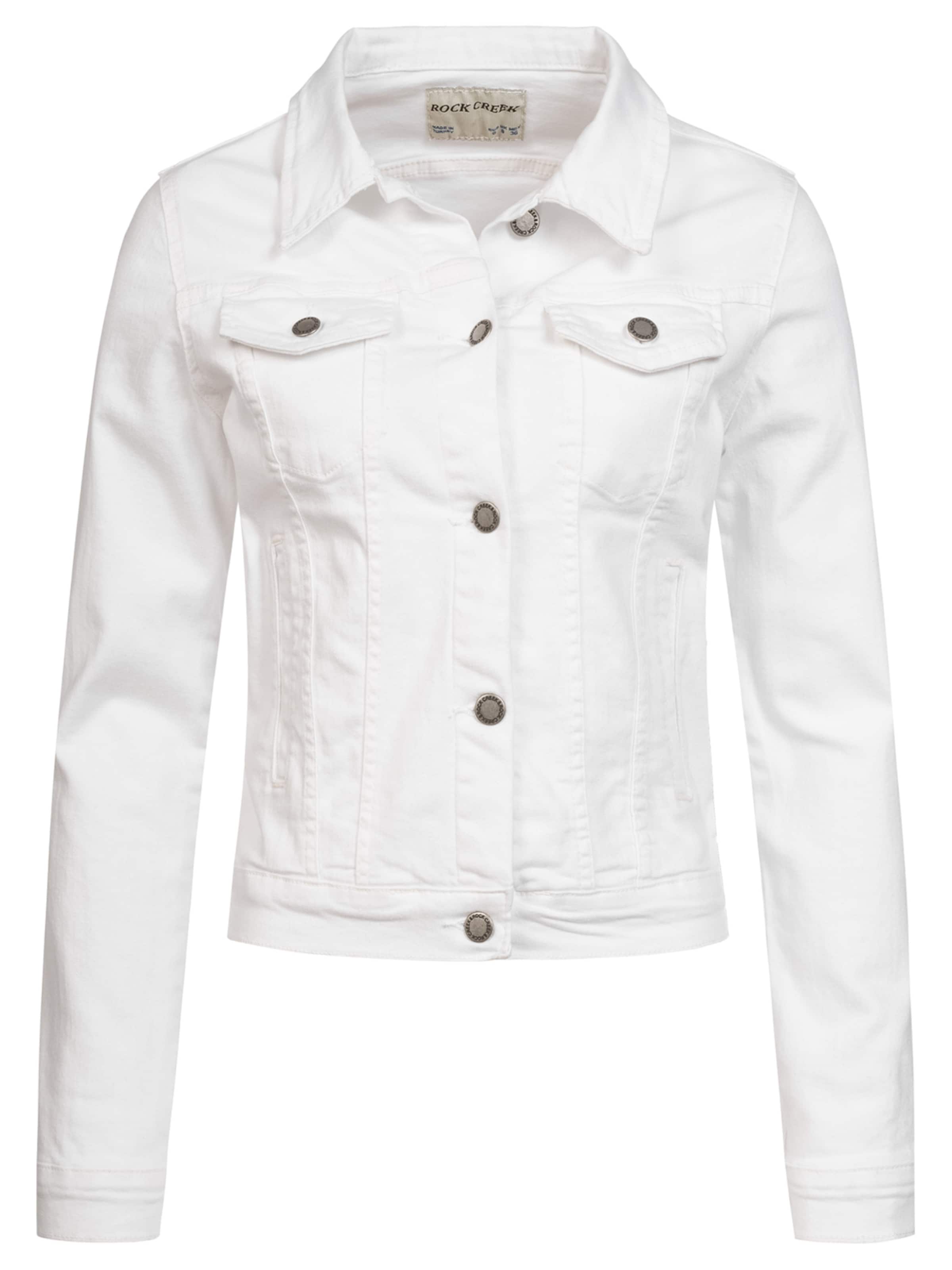 Rock Creek Jacke in Weiß: Vorderseite